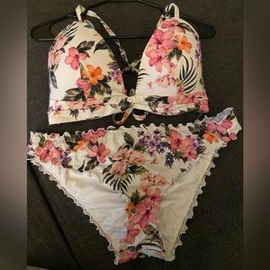 Shade and Shore Floral Print Bikini